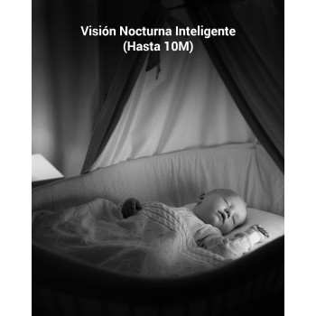EZVIZ C6N (2-Pack) Cámaras Vigilancia WiFi Interior 360º, 1080P Camara Vigilancia Bebé/Mascotas, Visión Nocturna, Audio