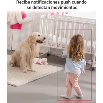 EZVIZ C6N (2-Pack) Cámaras Vigilancia WiFi Interior 360º, 1080P Camara Vigilancia Bebé/Mascotas, Visión Nocturna, Audio