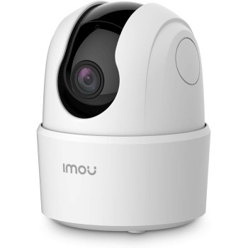Imou Cámara IP WiFi Interior 2K(3MP) con Detección de Humano, Cámara de Vigilancia WiFi Interior 360° con Sirena, Audio