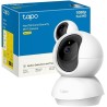 Tapo Cámara de vigilancia WiFi interior 360° 1080p C200C, visión nocturna, notificaciones en tiempo real, detección de personas,
