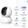 Tapo C210(2-Pack) - Cámara IP WiFi 360° Cámara de Vigilancia 2K (3MP),Visión Nocturna Admite Tarjeta SD hasta 512 GB, Detección