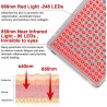 Lámpara Luz Roja, Profey Lámpara Infrarroja Combinación de 660nm y 850nm, Lámpara de Luz Roja de 338 LED con Temporizador, Luz