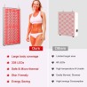 Lámpara Luz Roja, Profey Lámpara Infrarroja Combinación de 660nm y 850nm, Lámpara de Luz Roja de 338 LED con Temporizador, Luz