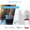 Garza Smart - Termostato Inalámbrico Wifi Inteligente para caldera y calefacción, programable, pantalla táctil, Wifi 2.4GHz,