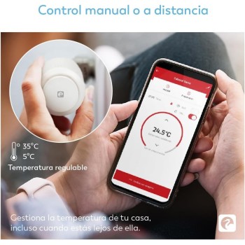 Garza Smart - Termostato Inalámbrico Wifi Inteligente para caldera y calefacción, programable, pantalla táctil, Wifi 2.4GHz,