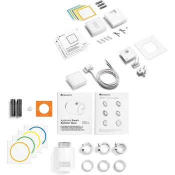 Netatmo Termostato Inteligente y Conectado de Ahorro de energía, WiFi, controla la calefacción de Forma remota Mediante la