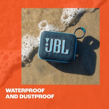JBL GO 4, Altavoz inalámbrico portátil con Bluetooth, resistente al agua y al polvo IP67, hasta 7h de reproducción más 2h extra