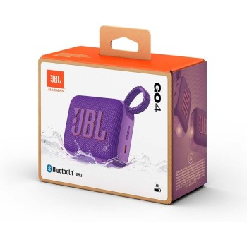 JBL GO 4, Altavoz inalámbrico portátil con Bluetooth, resistente al agua y al polvo IP67, hasta 7h de reproducción más 2h extra