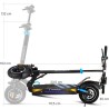 smartGyro Dual MAX 2 - Patinete Eléctrico, 2 Motores de 48V, 1000W Pot. Máxima, Batería 15Ah, Smart Core, Autonomía 60 Km,