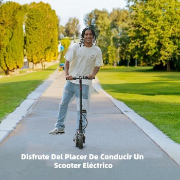 iScooter 8.5" Patinete Electrico Plegable para Adolescentes Y Adultos, 350W Motor, Autonomía 30KM, MAX 25 KM/H, 187.2WH Batería,