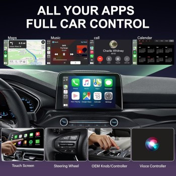 Adaptador CarPlay Inalámbrico – Adaptador Android Auto Inalámbrico, Wi-Fi 5,8GHz Plug & Play, Mini y Estable, iOS 10+/Android