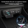 CarPlay Wireless Adapter 2025 Upgrade CarPlay Dongle Convierte Cable a Inalámbrico para iPhone, USB C/A Plug and Play Adaptador
