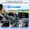 CarPlay Wireless Adapter 2025 Upgrade CarPlay Dongle Convierte Cable a Inalámbrico para iPhone, USB C/A Plug and Play Adaptador