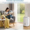 COMFEE' Deshumidificador de Humedad 16L Silencioso | WiFi/App, Modo Secado de Ropa y Auto Antihumedad, Purificador Eléctrico