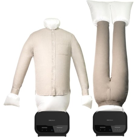 Cecotec Maniquí de Planchado y Secado IronHero 1200 Mannequin Dry. 1200 W, Elimina Arrugas y Desodoriza, Camisa y pantalón,