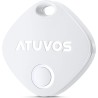 ATUVOS Air Tag Smart Tracker 2 Pack Negro, Buscador de Objetos Bluetooth Funciona con Buscar Apple (Sólo iOS, Android no