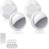 Air Tracker Tags 4 Pack, Buscador de Objetos Bluetooth Funciona con Buscar Apple (sólo iOS), Localizador Bluetooth, Rastreador