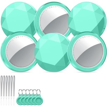 Air Tracker Tags 4 Pack, Buscador de Objetos Bluetooth Funciona con Buscar Apple (sólo iOS), Localizador Bluetooth, Rastreador