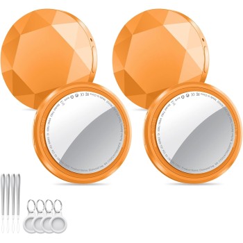 Air Tracker Tags 4 Pack, Buscador de Objetos Bluetooth Funciona con Buscar Apple (sólo iOS), Localizador Bluetooth, Rastreador