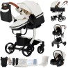 Eléctrico Inteligente Carrito Bebe, Multifuncional Carro Bebe, Cochecito Bebes con Cojín de Asiento Extraíble, Carros Para Bebe