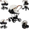 Eléctrico Inteligente Carrito Bebe, Multifuncional Carro Bebe, Cochecito Bebes con Cojín de Asiento Extraíble, Carros Para Bebe