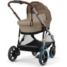CYBEX Cochecito dorado e-GAZELLE S, máx. 22 kg (modo individual) / 2x 22 kg (modo dúo), sistema todo en 1 con accionamiento