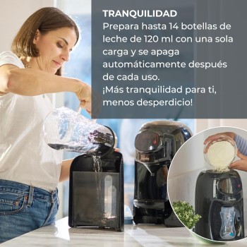 Nuvita 1180 Lattespresso - Preparador instantáneo de leche en polvo, dosificación precisa, calentamiento y mezcla, 4