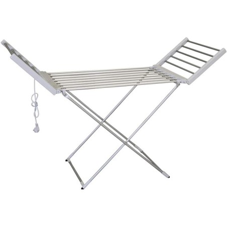 Cofan Tendedero Extensible Eléctrico | 220W | Modelo Sahara | Fabricado en Aluminio | Medidas: 148 x 52 x 108 cm