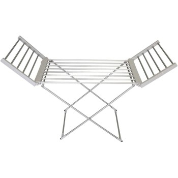 Cofan Tendedero Extensible Eléctrico | 220W | Modelo Sahara | Fabricado en Aluminio | Medidas: 148 x 52 x 108 cm