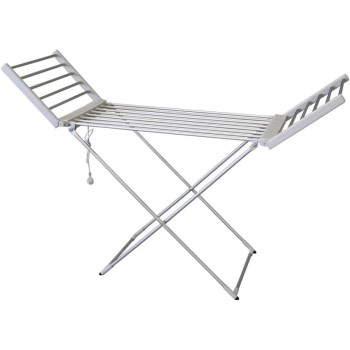 Cofan Tendedero Extensible Eléctrico | 220W | Modelo Sahara | Fabricado en Aluminio | Medidas: 148 x 52 x 108 cm