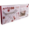 Cofan Tendedero Extensible Eléctrico | 220W | Modelo Sahara | Fabricado en Aluminio | Medidas: 148 x 52 x 108 cm