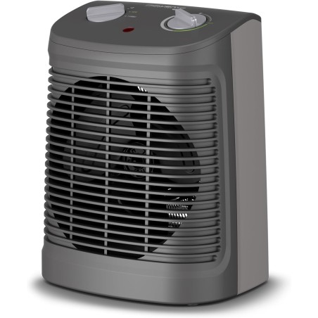 Rowenta Comfort Compact - Calefactor bajo consumo 2000 W, 2 velocidades, termostato mecánico función anti-heladas, Silence 44