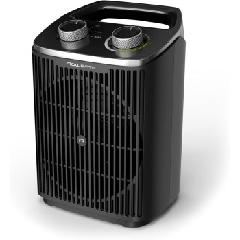 Rowenta Comfort Compact - Calefactor bajo consumo 2000 W, 2 velocidades, termostato mecánico función anti-heladas, Silence 44