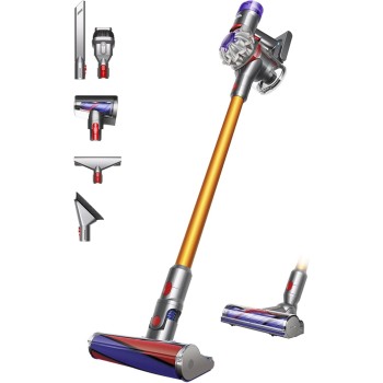 Dyson V8 Absolute™ Aspiradora sin Cable – 115 AW, 40 min de autonomía, Cepillo Motorbar con tecnología antienredos, Cepillo con