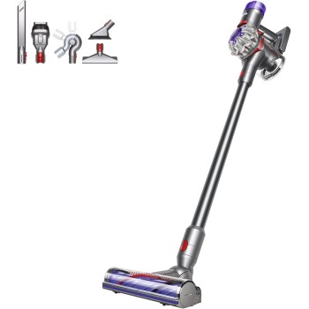 Dyson V8 Absolute™ Aspiradora sin Cable – 115 AW, 40 min de autonomía, Cepillo Motorbar con tecnología antienredos, Cepillo con