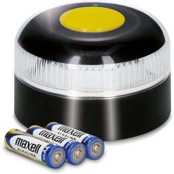 Baliza V16 Homologada DGT 2026 Geolocalización GPS | Luz Emergencia LED 360º 1 km | Conectada con DGT 3.0 en 100 segundos, Sin