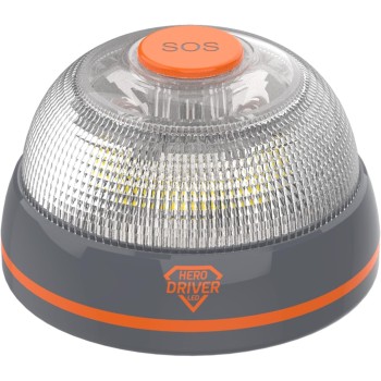 Baliza V16 Conectada y Geolocalizada Certificada DGT 3.0 – Sin cuotas hasta 2040 – Luz Emergencia coche - Uso obligatorio en