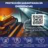 Señalización Baliza V16 Luz de Emergencia para Coche Homologada DGT con Tarjeta SIM Movistar Incluida y Activada Pack V-16,