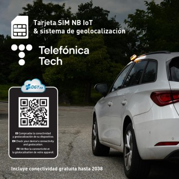 Pack 2 - Baliza V16 Homologada, Conectada con DGT 3.0 Y Geolocalizada, Luz de Emergencia Obligatoria en Enero 2026, con SIM