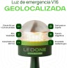LEDONE Connected - Baliza V16 Obligatoria DGT en 2026. Homologada y con Geolocalizador con SIM Telefónica y Datos Gratis hasta