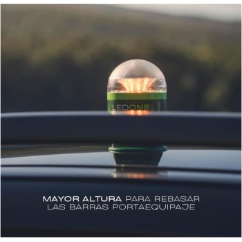 LEDONE Connected - Baliza V16 Obligatoria DGT en 2026. Homologada y con Geolocalizador con SIM Telefónica y Datos Gratis hasta