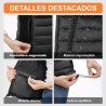 Chaleco Calefactable Hombre, Chaqueta Calefactable Hombre con Batería de 10000 mAh, Chaleco Termico Eléctrico Ligero con 4 Zonas