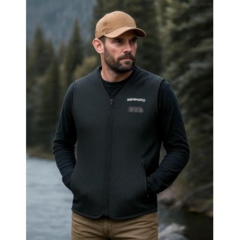KEMIMOTO Chalecos Calefactable, Chalecos Calefactables Hombres 6 Zonas de Calor con Función de Luces Apagadas, Tela de Buceopara