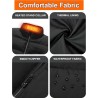 Chaleco Calefactable Hombre Mujer con Batería 20000mAh Chaqueta Calefactable con 15 Zonas de Calor y 3 Niveles Ajustables