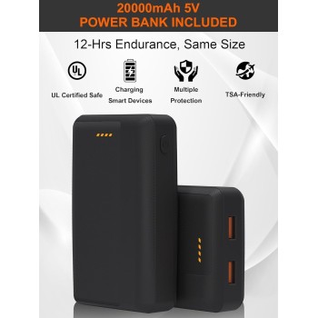 Chaleco Calefactable Hombre Mujer con Batería 20000mAh Chaqueta Calefactable con 15 Zonas de Calor y 3 Niveles Ajustables