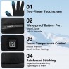 Guantes Calefactables Mujer, Guantes Calefactables Hombre, Guantes calefactables USB | Pantalla Táctil | Ultrafinos para