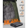 Chaqueta Calefactable Hombre Con Batería Externa De 12V 18400 Mah, 8 Zonas De Calentamiento, 3 Niveles De Temperatura, Parka De