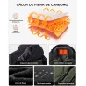 Chaqueta Calefactable Hombre Con Batería Externa De 12V 18400 Mah, 8 Zonas De Calentamiento, 3 Niveles De Temperatura, Parka De