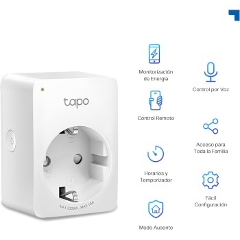 Tapo P110 (2 paquetes) – Mini enchufe inteligente Wi-Fi (con monitoreo de energía), programación encendido/apagado, ahorro de