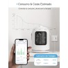 Enchufe Inteligente Alexa, Enchufe Wi-Fi Medidor Consumo, Tomada Inteligente Programable con Temporizador, Control Remoto por